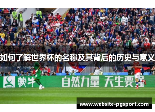 如何了解世界杯的名称及其背后的历史与意义