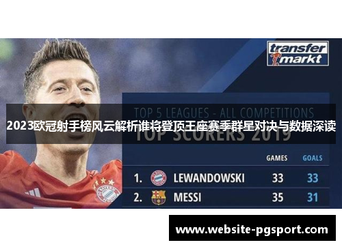 2023欧冠射手榜风云解析谁将登顶王座赛季群星对决与数据深读